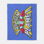 Kapitein Planet Logo Fleece Deken (Voorkant)