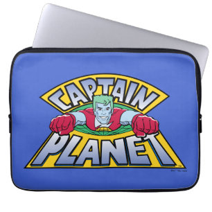 Kapitein Planet Logo Laptop Sleeve