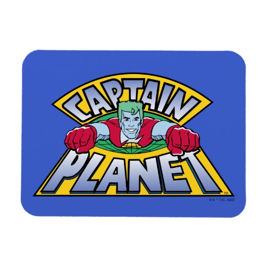 Kapitein Planet Logo Magneet (Horizontaal)