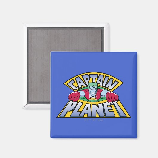 Kapitein Planet Logo Magneet (Voorkant / Achterkant)