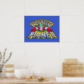 Kapitein Planet Logo Poster (Keuken)