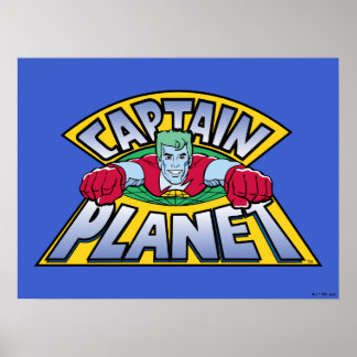 Kapitein Planet Logo Poster