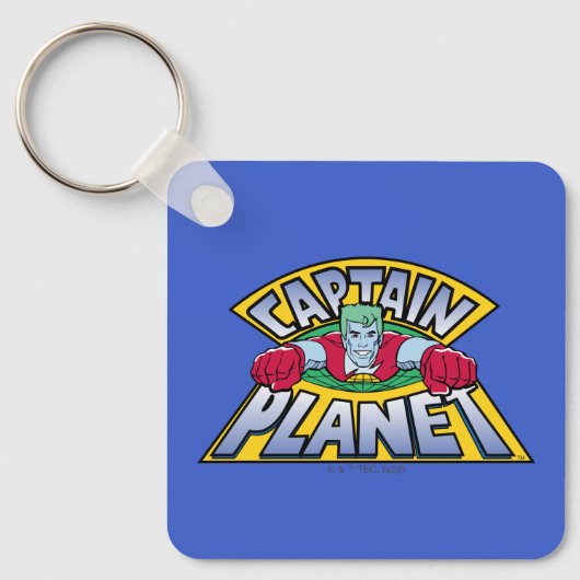 Kapitein Planet Logo Sleutelhanger (Voorkant)