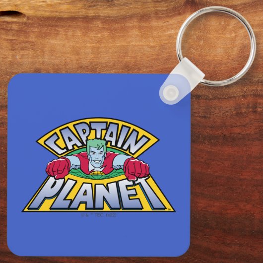 Kapitein Planet Logo Sleutelhanger (Achterkant)