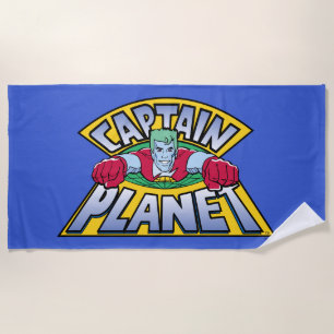 Kapitein Planet Logo Strandlaken