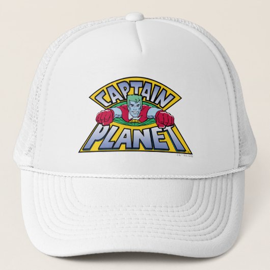 Kapitein Planet Logo Trucker Pet (Voorkant)