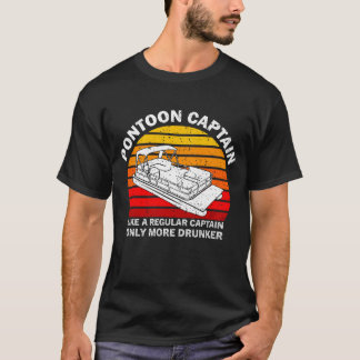 Kapitein Pontoon als gewone kapitein T-shirt