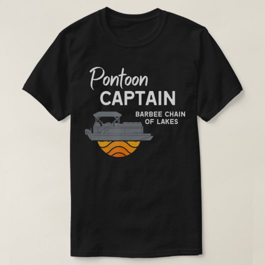 Kapitein Pontoon, Barbee Chain of Lakes T-shirt (Design voorkant)