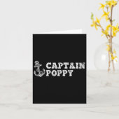 Kapitein Poppy Zeilboot Bootanker Kaart (Gele Bloem)