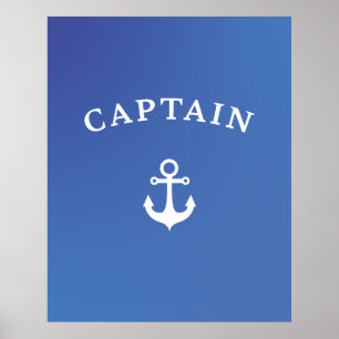 Kapitein Poster