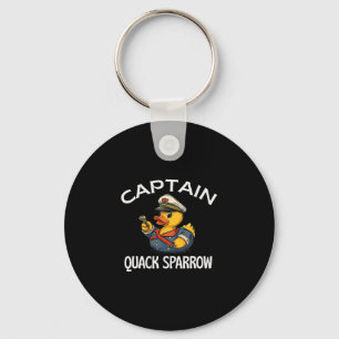 Kapitein Quack Sparrow Cruise Eenden Blijven Verst Sleutelhanger
