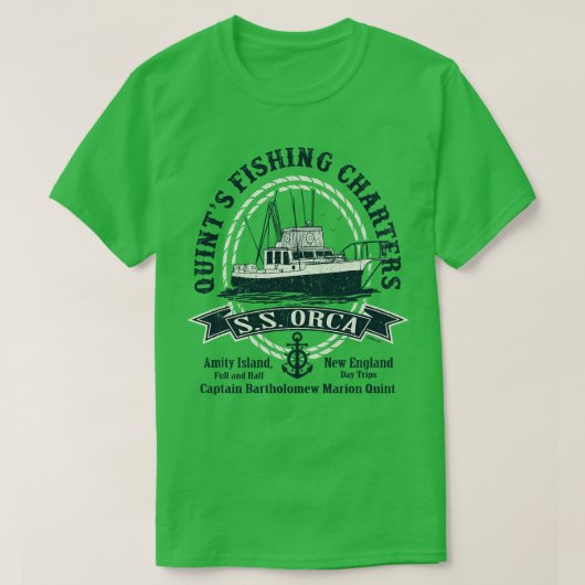 Kapitein Quints SS Orka Lets T-shirt (Design voorkant)