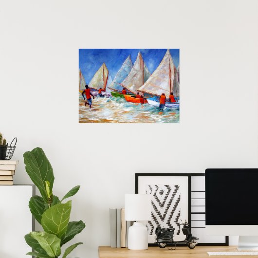 Kapitein Race Poster (Thuiskantoor)