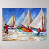 Kapitein Race Poster (Voorkant)