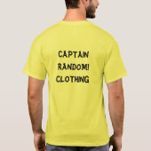Kapitein Random. T-shirt (Achterkant)