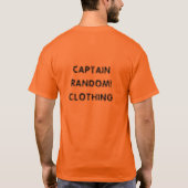 Kapitein Random. Toast T-shirt (Achterkant)