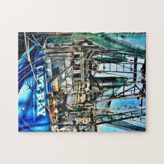 Kapitein Ray Shrimp Boat Jigzaag Puzzle Legpuzzel (Horizontaal)