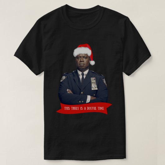 Kapitein Raymond Holt - Kerst Classic T-Shirt (Design voorkant)