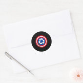 Kapitein Recyclen Dag 1 Ronde Sticker (Envelop)