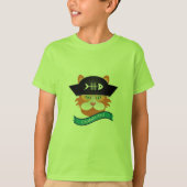 Kapitein Red - Kinderen Basic T-Shirt (Voorkant)