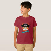 Kapitein Red - Kinderen Basic T-Shirt (Voorkant volledig)