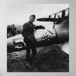 Kapitein Rickenbacker Poster