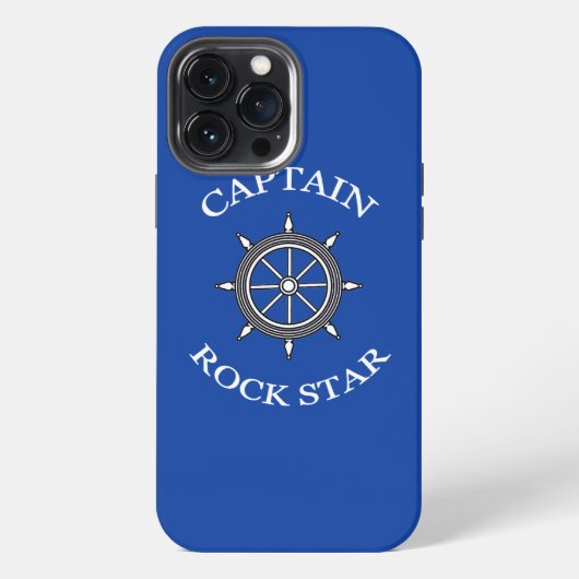 "Kapitein Rock Star" iPhone Hoesje (Achterkant)