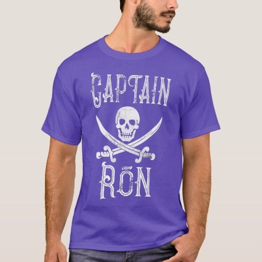 Kapitein Ron , gepersonaliseerd door piraten T-shirt (Voorkant)