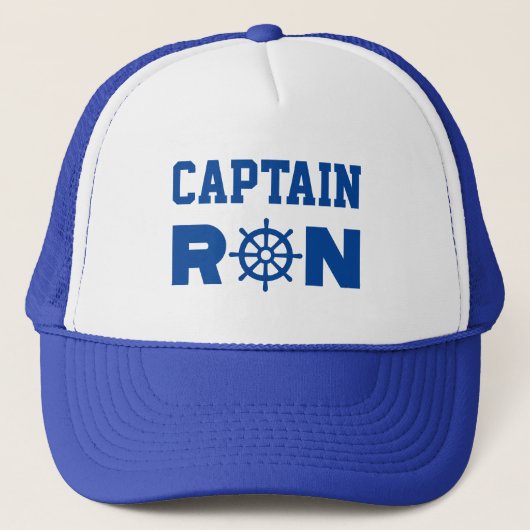Kapitein Ron Trucker Hat Pet (Voorkant)