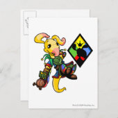 Kapitein Roo Island 1 Briefkaart (Voorkant / Achterkant)