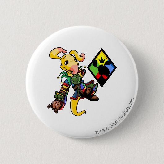 Kapitein Roo Island 1 Ronde Button 5,7 Cm (Voorkant)