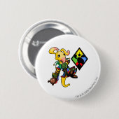 Kapitein Roo Island 1 Ronde Button 5,7 Cm (Voorkant /achterkant)