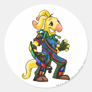 Kapitein Roo Island 2 Ronde Sticker