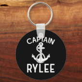 Kapitein Rylee Anker Boot Jachten Schip Sleutelhanger (Voorkant)