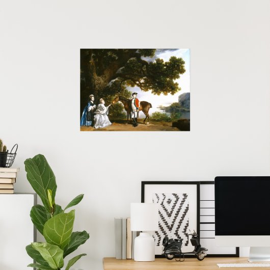 Kapitein Samuel Pocklington, George Stubbs Fine Ar Poster (Thuiskantoor)