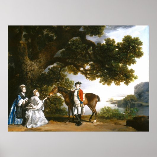 Kapitein Samuel Pocklington, George Stubbs Fine Ar Poster (Voorkant)