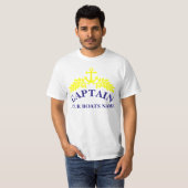 Kapitein schip anker t-shirt (Voorkant volledig)