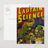 Kapitein Science Briefkaart (Voorkant / Achterkant)