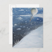 Kapitein Scott Antarctica's eerste Aeronaut. 4e Briefkaart (Voorkant / Achterkant)