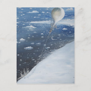 Kapitein Scott Antarctica's eerste Aeronaut. 4e Briefkaart