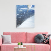Kapitein Scott Antarctica's eerste Aeronaut. 4e Canvas Afdruk (Insitu (Woonkamer))
