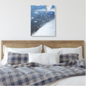 Kapitein Scott Antarctica's eerste Aeronaut. 4e Canvas Afdruk (Insitu (Slaapkamer))