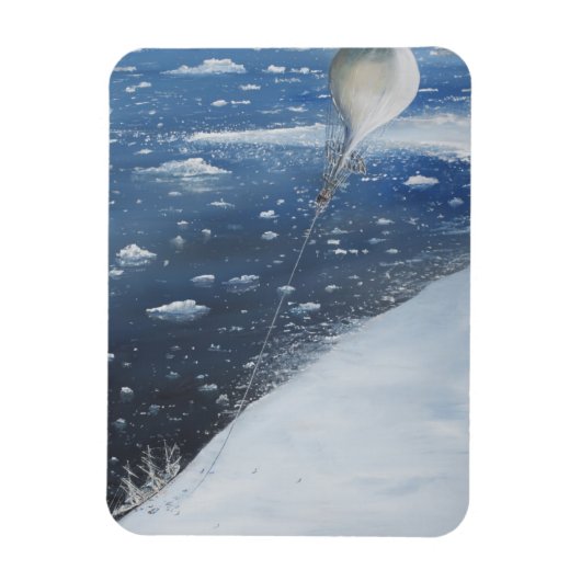 Kapitein Scott Antarctica's eerste Aeronaut. 4e Magneet (Verticaal)