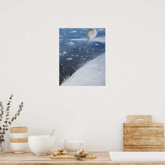 Kapitein Scott Antarctica's eerste Aeronaut. 4e Poster (Keuken)