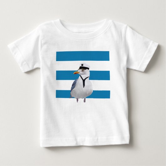Kapitein Seagull Blue Stripes (Voorkant)