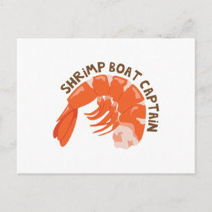 Kapitein Shrimp Boat Briefkaart