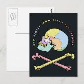 Kapitein Skull Mnemonic Briefkaart (Voorkant / Achterkant)