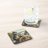 Kapitein Sloth Riverboat Bier Onderzetter (Rechterzijde)