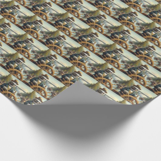 Kapitein Sloth Riverboat Cadeaupapier (Hoek)