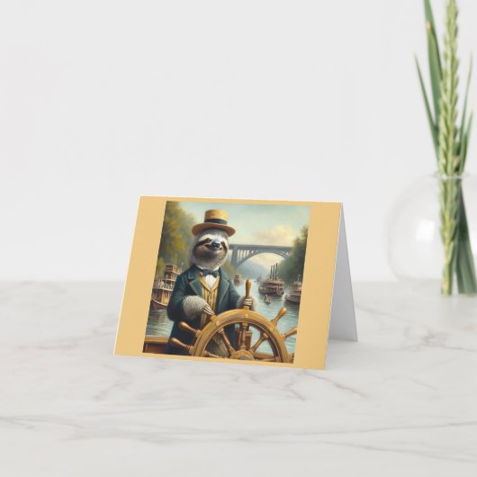 Kapitein Sloth Riverboat Kaart (Voorkant)